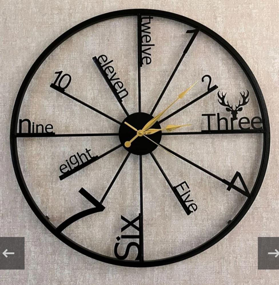 Peacock clock 4